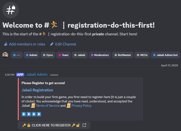 Discord Registration